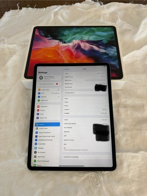 Apple iPad Pro 12.9 Inch (4th Gen, WiFi+Cellular Unlocked, 256gb)