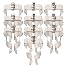  Window Well Cover Spring Clip Glass Retention Clips Balcony Clamps for Cabinet