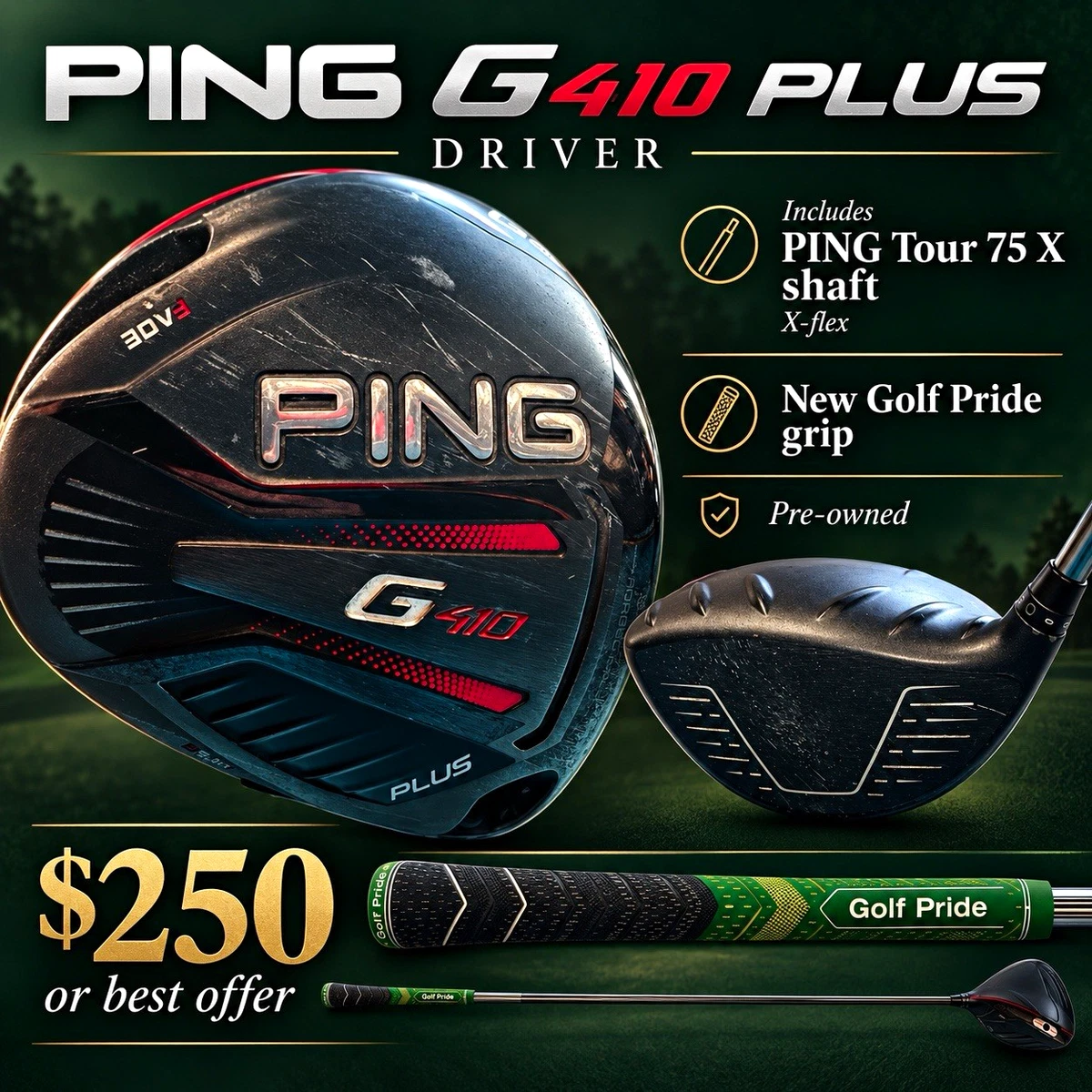 G410 Plus Driver Golf Clubs for sale - eBay