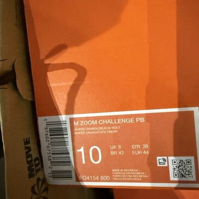 Size 10 - Nike Zoom Challenge Hyper Orange Volt Black for sale
