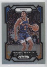 2023-24 Panini Prizm Silver Prizm Immanuel Quickley #33 1o2