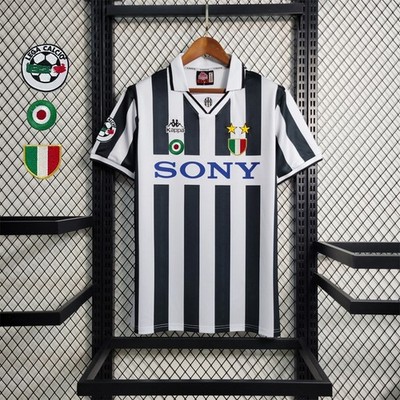 Juventus 1995/96/97 Heimtrikot Retro-Trikot ZIDANE #21 (mit 3 Aufnähern)