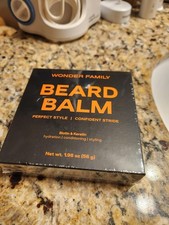 Mens Biotin Beard Balm Beard Styling Shaper Straightener Conditioning Wax Hold