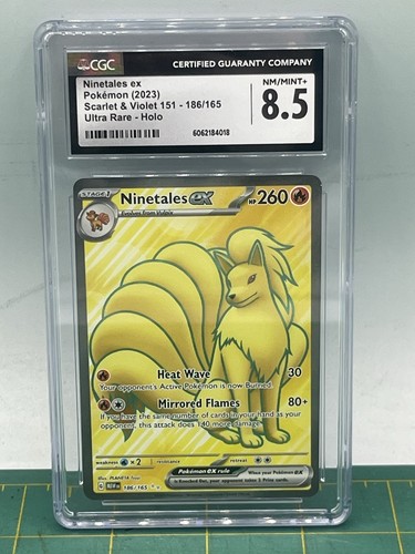 Ninetales ex graded CGC 8.5 for sale on eBay
