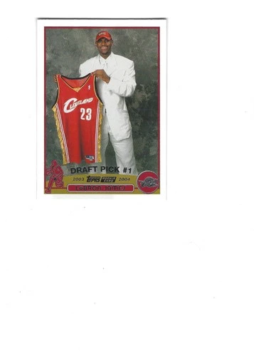 2003-04 Topps Lebron James Rookie #221 Cavaliers Legend Mint
