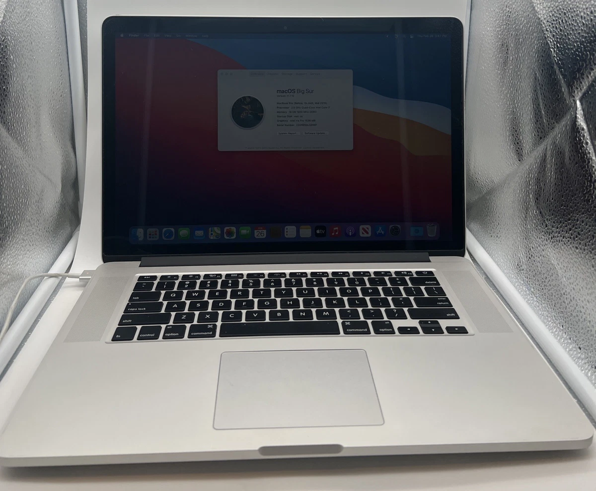 2015 Apple MacBook Pro 15.4 Inch Laptops for sale | eBay