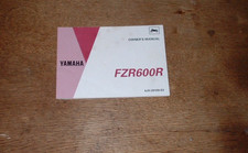GENUINE YAMAHA FZR600R  OWNERS MANUAL. 1993. FREE U.K. POSTAGE