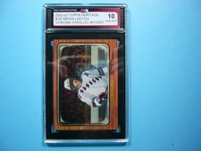 2002/03 TOPPS HERITAGE CHROME PARALLEL HOCKEY CARD #89 BRIAN LEETCH KSA 10 /667