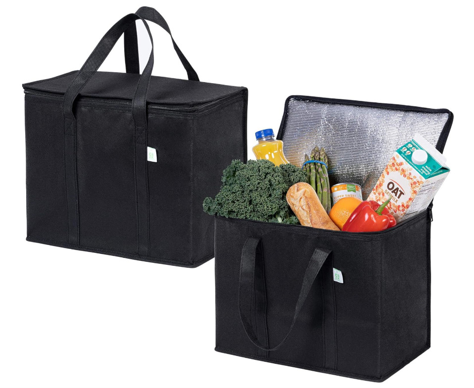 Bags - Insulated For Food Delivery, Collapsible And Reusable Sho..