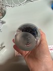 Jellyfish Heavy Paperweight Bubbles Tentacles Clear Blue Glass 4 1/2" Tall — photo 4