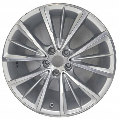 1x Alufelge 18 Zoll 8.0'' 5x112 30ET Glanz Silber 8074186 BMW 7 G11 G12 Rim Wheel