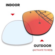 Transition-Clear to Red Replacement Lenses for Oakley Frogskins Range OO9284A