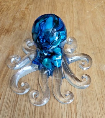 Handmade medium sized Resin and shell Octopus