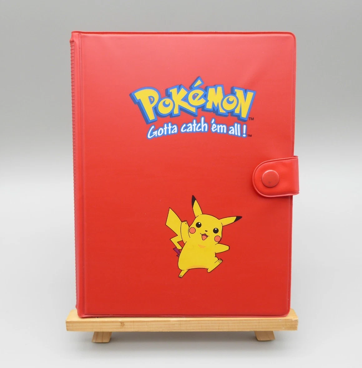 red pokemon card book Red Collectible Card Game Albums & Pages 4-Pockets for sale