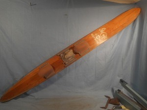 Vintage wood water Ski Craft slalom Olympic, great wall hanger