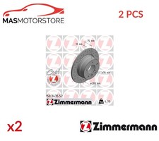 BREMSSCHEIBEN SATZ PAAR HINTEN ZIMMERMANN 150343552 2PCS P FÜR BMW Z4,E85