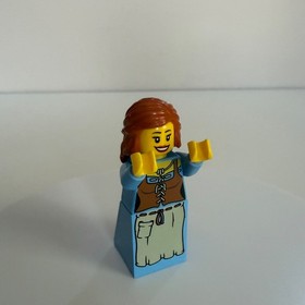 Lego Mill Village Raid 7189 Castle Kingdom Peasant Maiden Minifigure Cas490 Fig