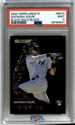 Anthony Volpe 2023 Topps Update Black Gold Rookie /299 #BG-10 *RG* PSA 9 New