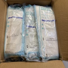 24 Pack Medline MDS148055 Deluxe Perineal Cold Packs with Adhesive Strip