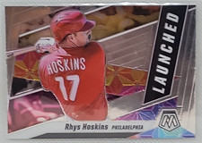 Rhys Hoskins 2021 Panini Mosaic Baseball Launched #L5 NrMt