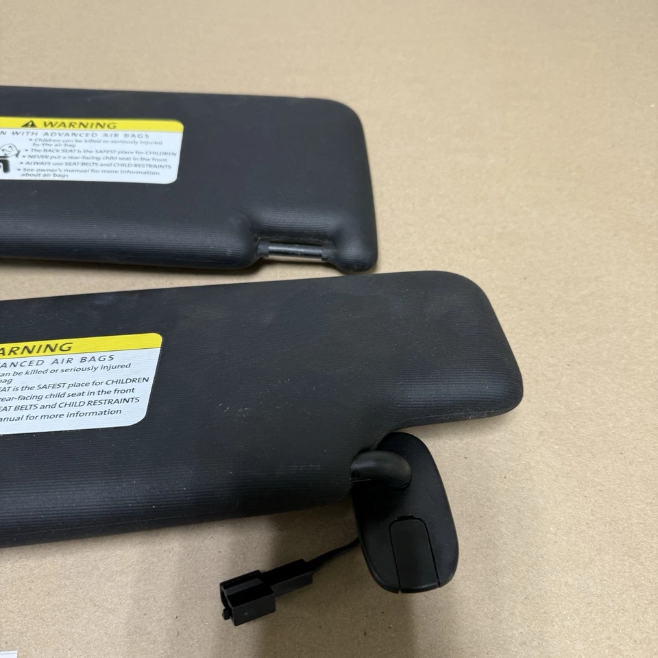 12 - 16 VOLKSWAGEN EOS PARASOL INTERIOR NEGRO TECHO SUPERIOR DELANTERO IZQUIERDO Y DERECHO Foto 2 de 4