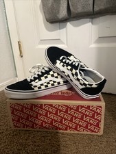 VANS Unisex Checkerboard Black and White SZ 7