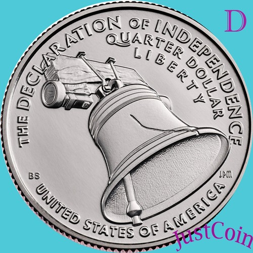 2026-D DECLARATION of  INDEPENDENCE UNCIRCULATED QUARTER 2x2 HOLDERS * in HANDS