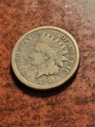 1861 Indian Head Copper Nickel Cent, Philadelphia     inv04    p220
