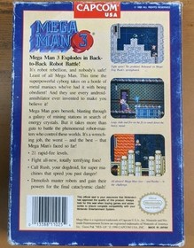 Mega Man 3 (Nintendo NES, 1990) No Manual