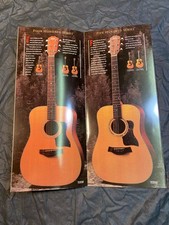 Catálogo grande de guitarra acústica Taylor 15x6 1/2" 1995