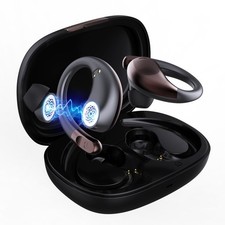 Wireless Bluetooth 6.0 Earhooks Earbuds, Sport Noise Cancelling Over Ear Wate...