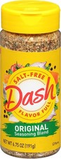 Free Duty Tax Dash Salt-Free Seasoning Blend, Original, 6.75 Ounce