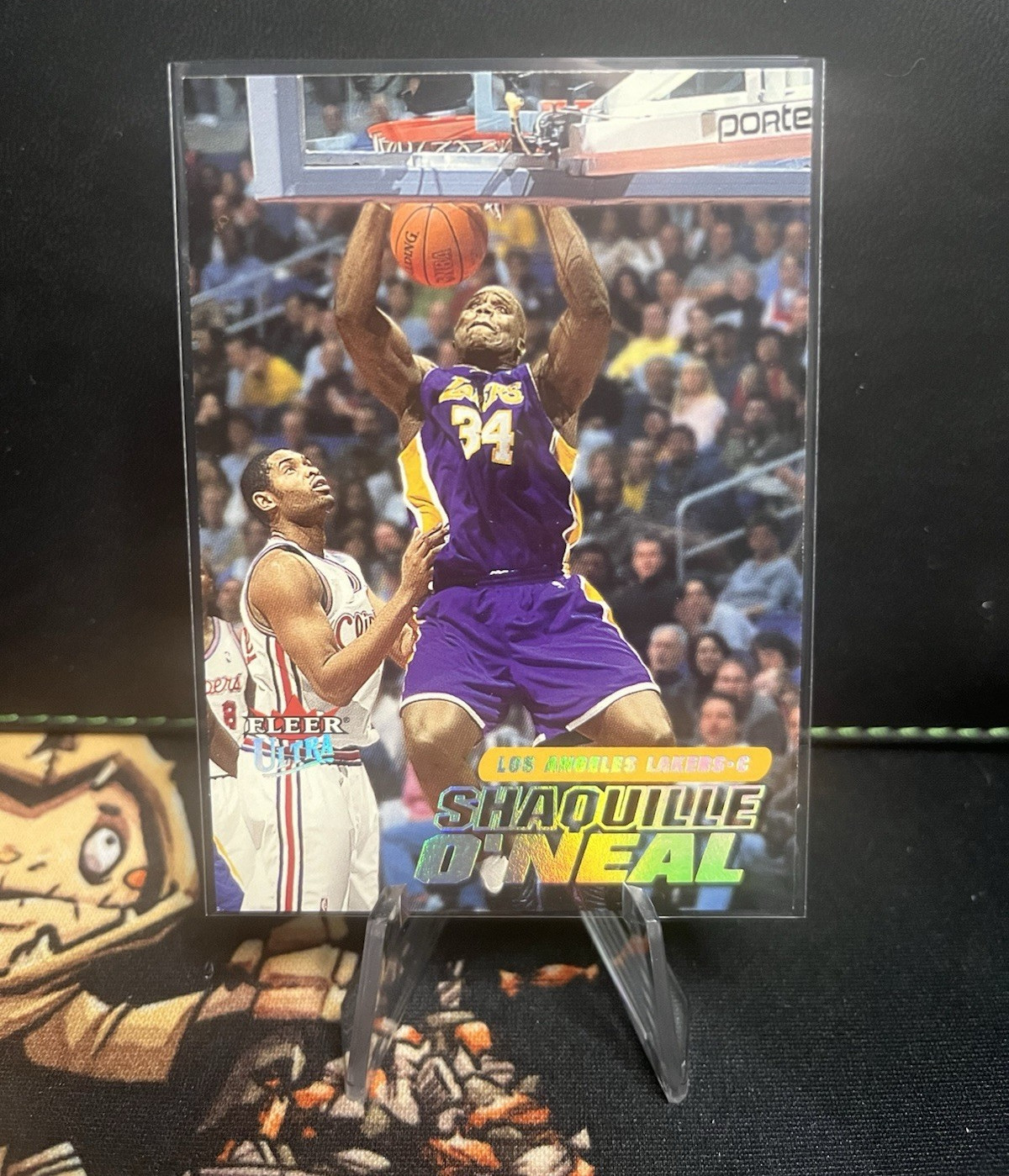 2000-01 Fleer Ultra Shaquille O'Neal #3 Los Angeles Lakers NBA Card