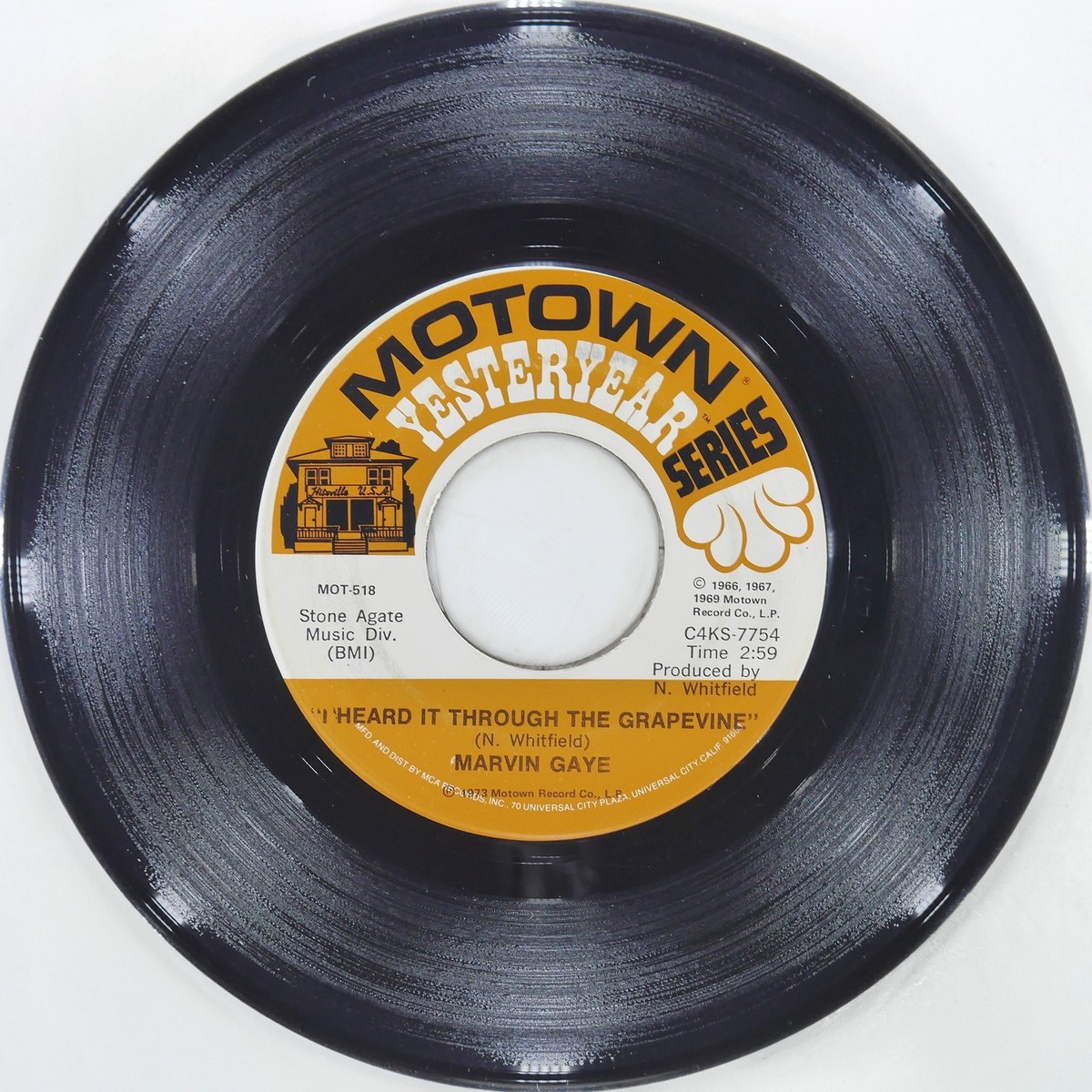 Various Untitled 国内プロモ 非売品 Marvin Gaye MARVIN GAYE I Heard It Through The Grapevine / You MOTOWN MOT-518