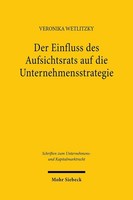 Der Einfluss Des Aufsichtsrats Auf Die Unternehmensstrategie, Veronika Wetl ...