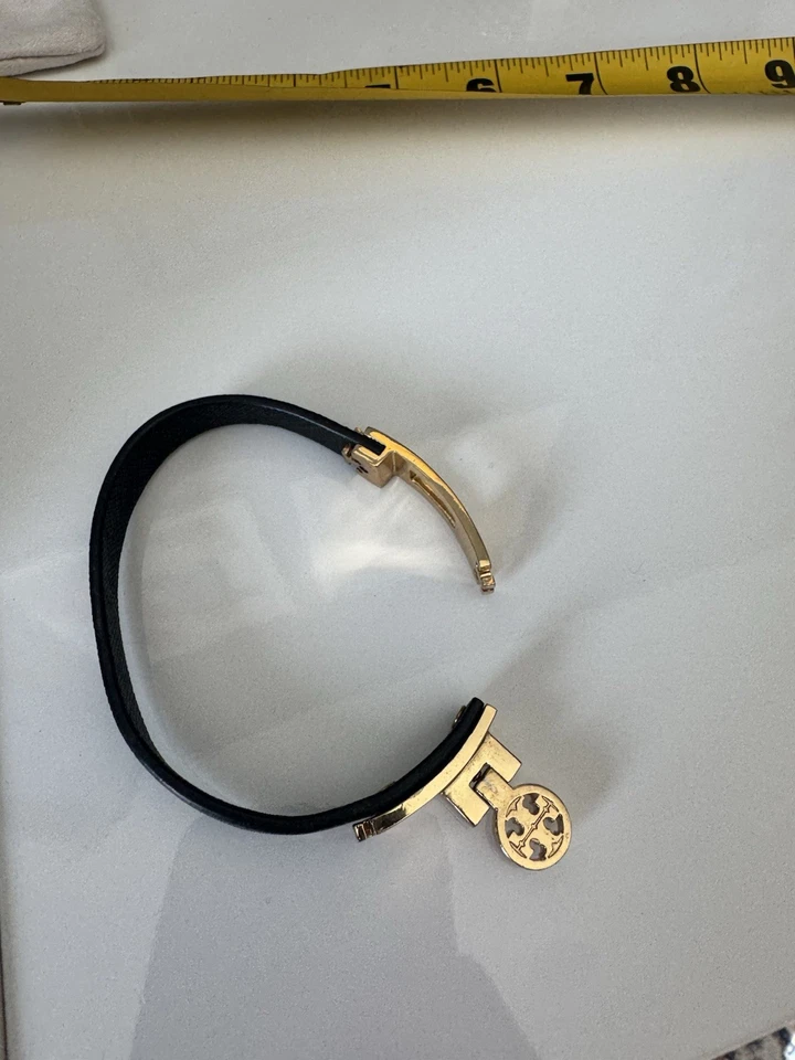 Tory Burch bracelet - black with gold - Image 2 of 4