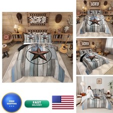 Erosebridal Western Texas Star Comforter Set King Size
