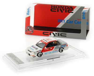 BM Creations 1991 Honda Civic EF2 - RHD - Mobil 1:64 Scale Diecast Car 64B0452