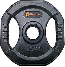 Disco De Bomba Con Mangos 1.25 kg x1 Adulto Unisex Negro Talla Única