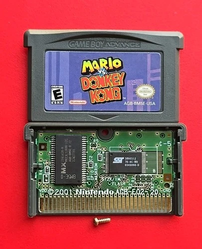 Mario vs Donkey Kong Game Boy Advance Nintendo GBA Authentic Saves Platformer