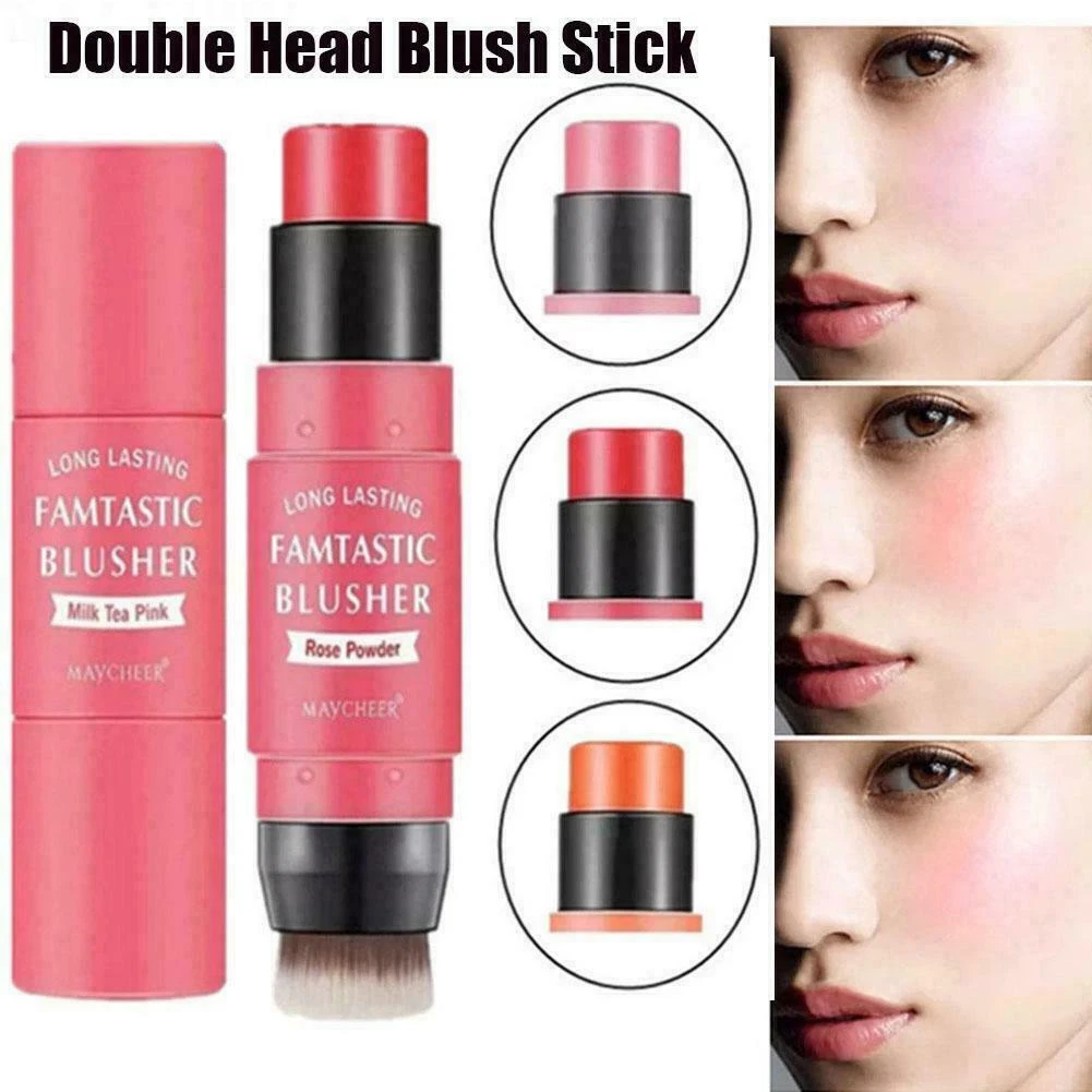 Cream Blush Stick Without Powder Feeling Natural Color Single