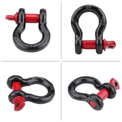 Steel Winch Shackle D2Ton 4400lbs Offroad Tow Recovery Trailer Gear - Picture 3 of 9