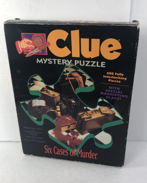 The Color of Murder 1994 Clue Mystery Puzzle Board Game 500 PC Parker