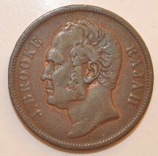 1863 Sarawak 1 Cent