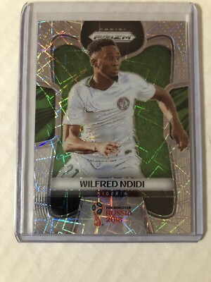 2018 Panini Prizm World Cup HOLO Lazer Prizm #145 Wilfred Ndidi - Nigeria