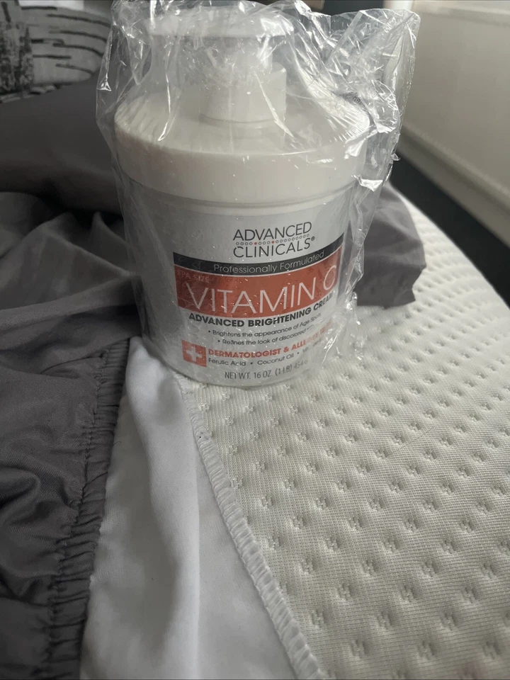 Advanced Clinicals, Vitamin C, Advanced Brightening Cream, 16 oz (454 g) - Image 2 of 2