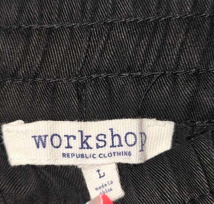 Workshop Republic Ladies Black Drawstring Comfort… - image 6