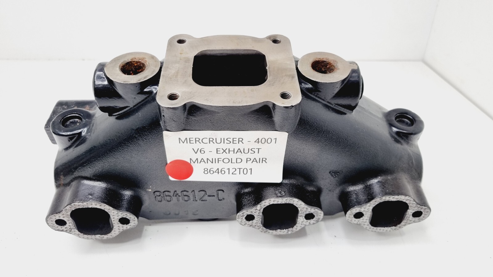 Mercruiser Inboard Engine Motor Exhaust Manifold Set Dry Joint 4.3L V6
