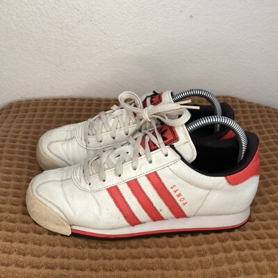 Adidas Samoa Womens Size 6.5 White Red C77060 Running Sneakers Shoes | eBay