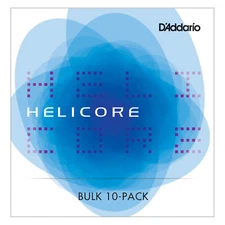 D'Addario Helicore Violin String Set, 4/4 Scale, Medium Tension, Bulk 10-Pack